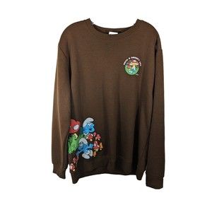 The Smurfs Crew Neck Sweater Large